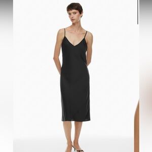 Slip Satin Midi Dress